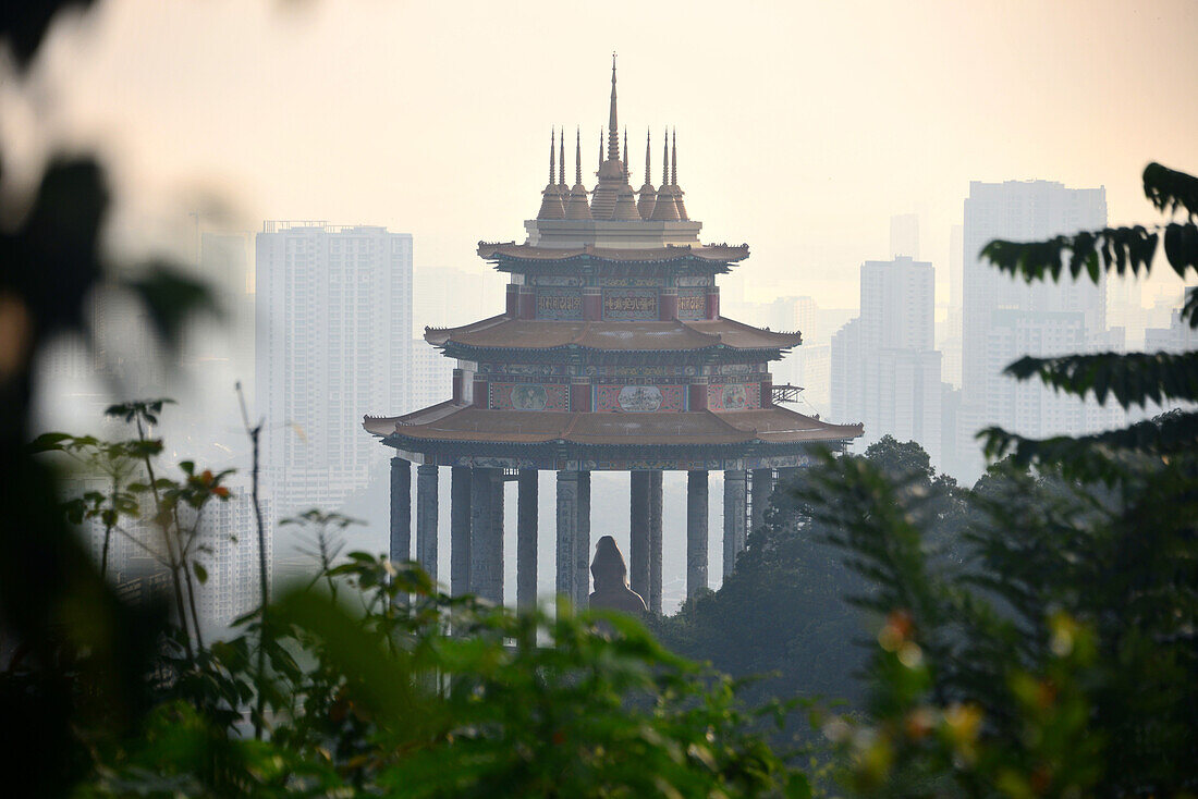 Kuan Yin Statue at Kek Lok Si temple, Island of Penang, Malaysia, Asia