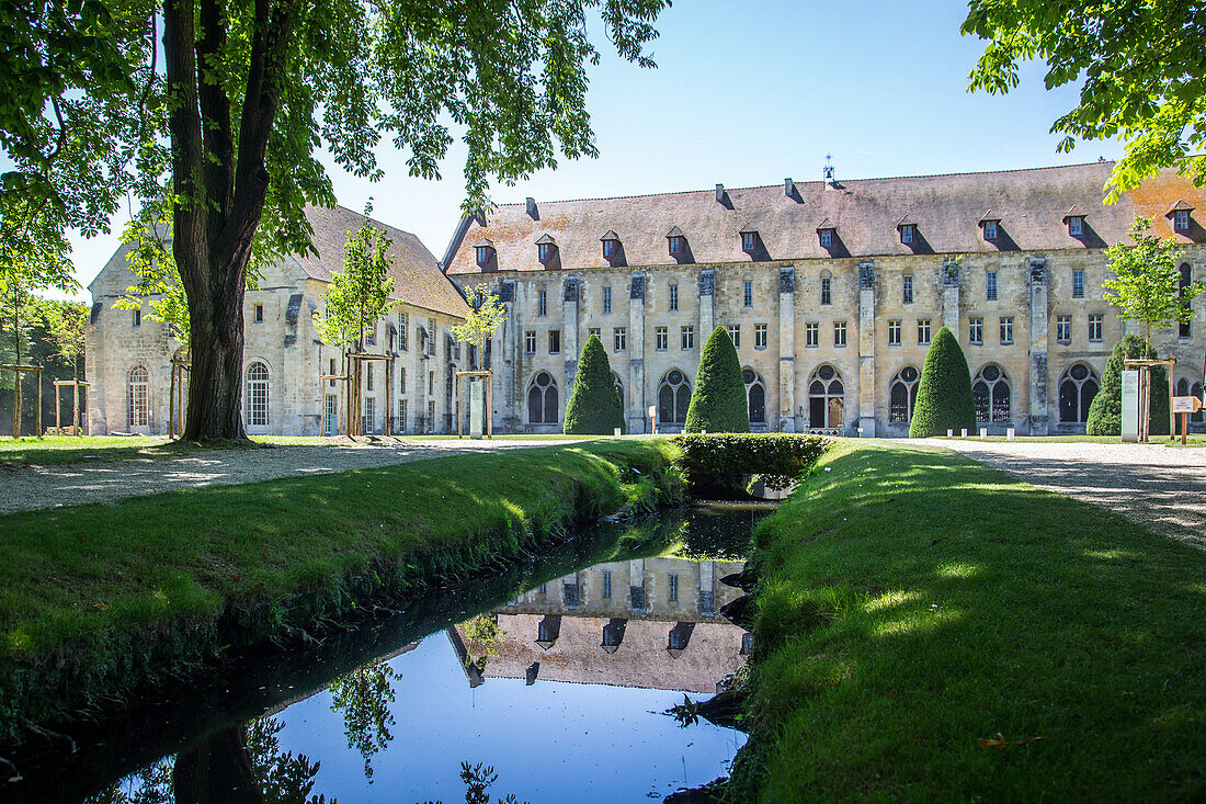 the monks' building, royaumont abbey, asnieres sur oise, (95) val d'oise, ile de france