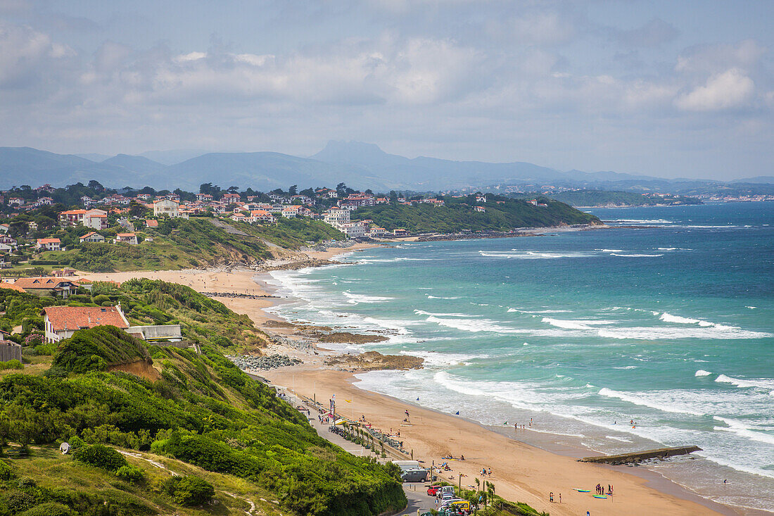 ouhabia beach, bidart, (64) pyrenees-atlantiques, aquitaine