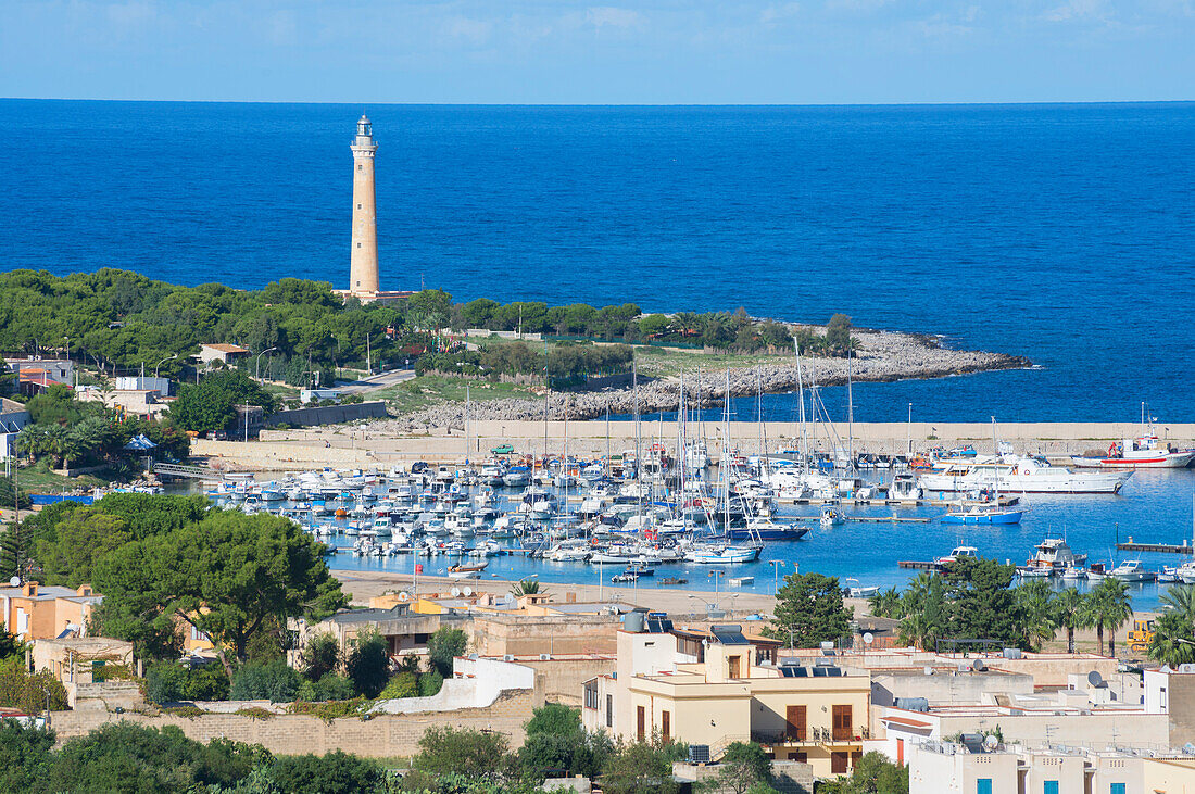 Lighthouse, San Vito Lo Capo, Sicily, Italy, Europe
