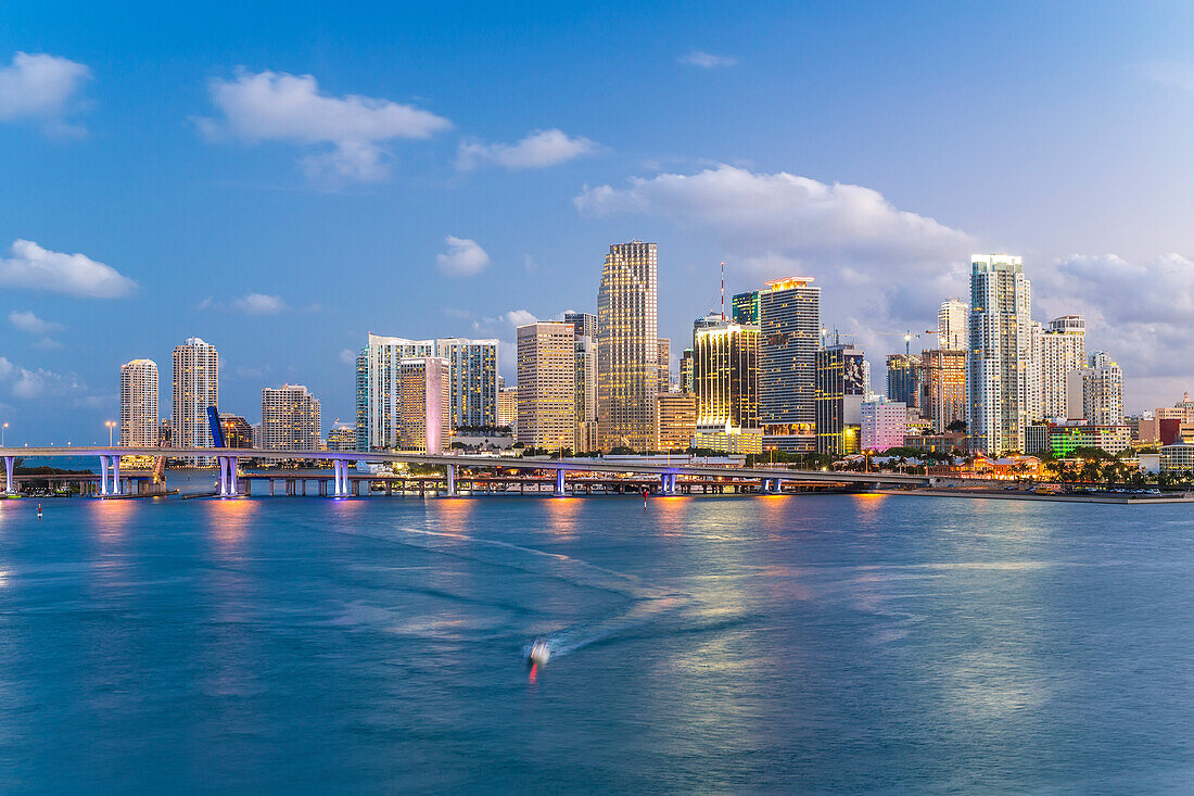 Downtown Miami skyline, Miami, Florida, United States of America, North America