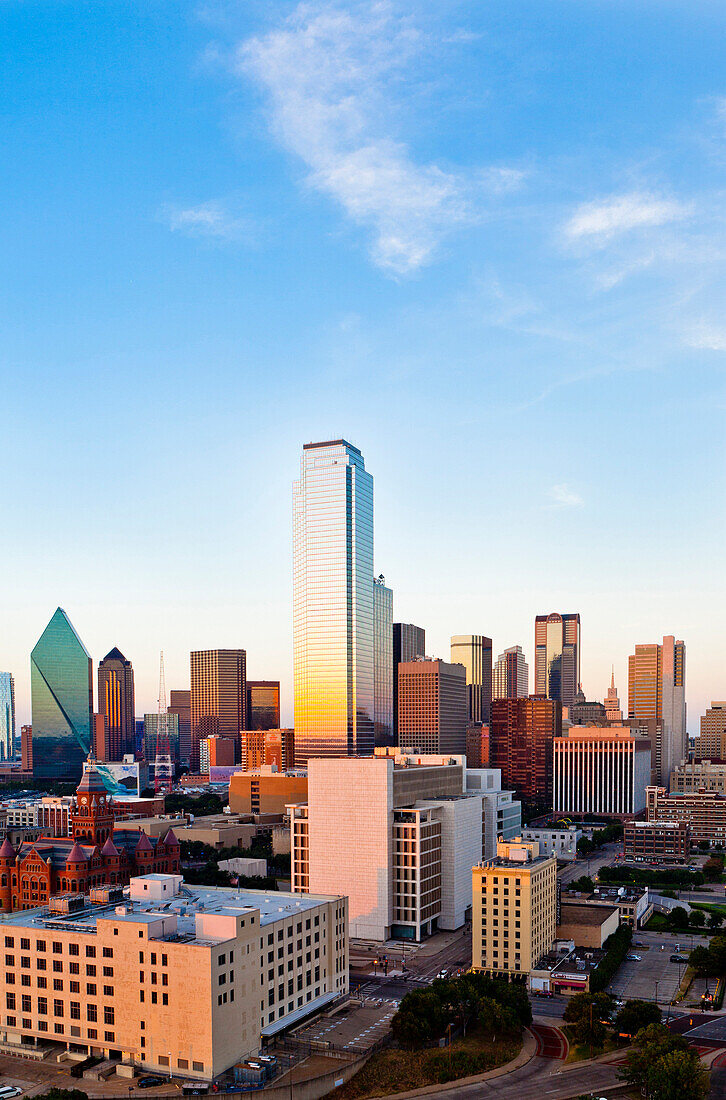 Skyline, Dallas, Texas, United States of America, North America