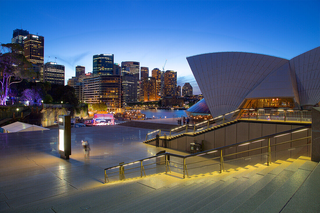 Sydney Opera House at Dusk, Sydney, New South Wales, Australia, Oceania