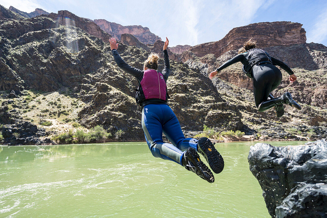 Kathleen and Nora Hanson, Grand Canyon, AZ