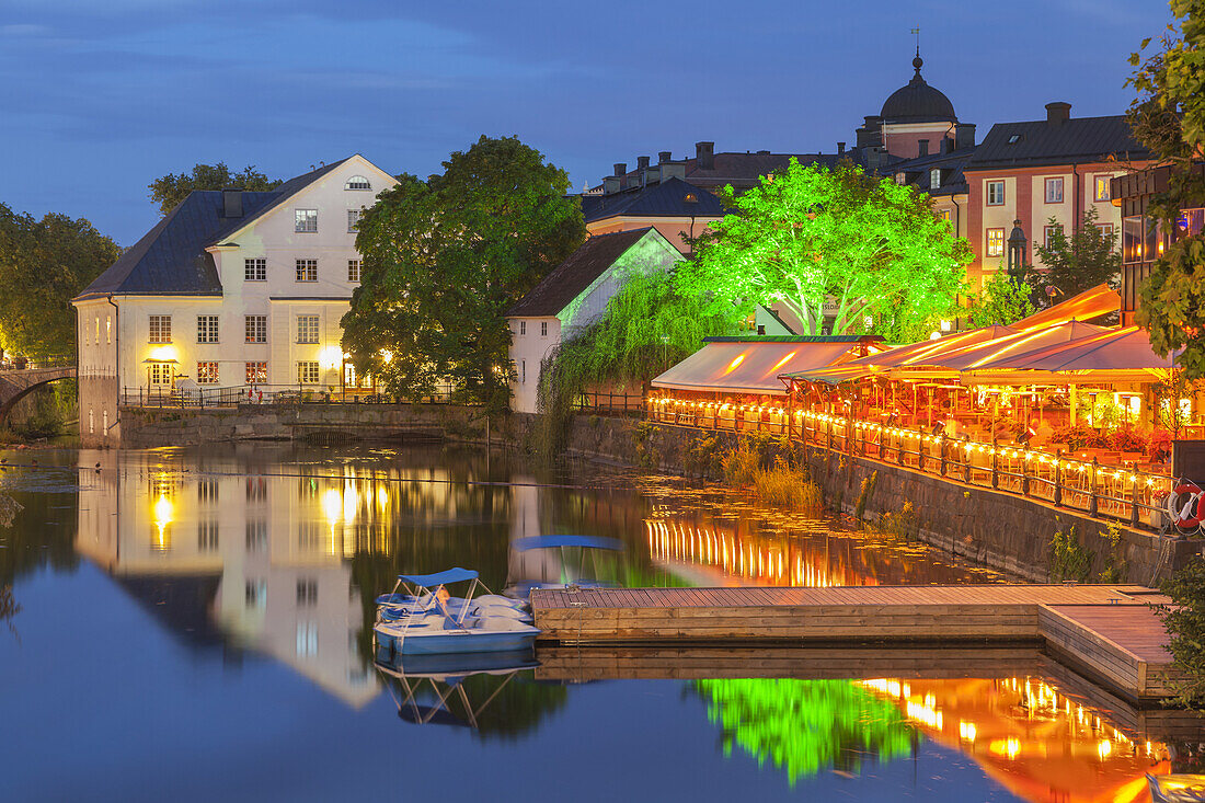 Museum in Uppsala by the river Fyrisan, Uppland, South Sweden, Sweden, Scandinavia, Northern Europe, Europe