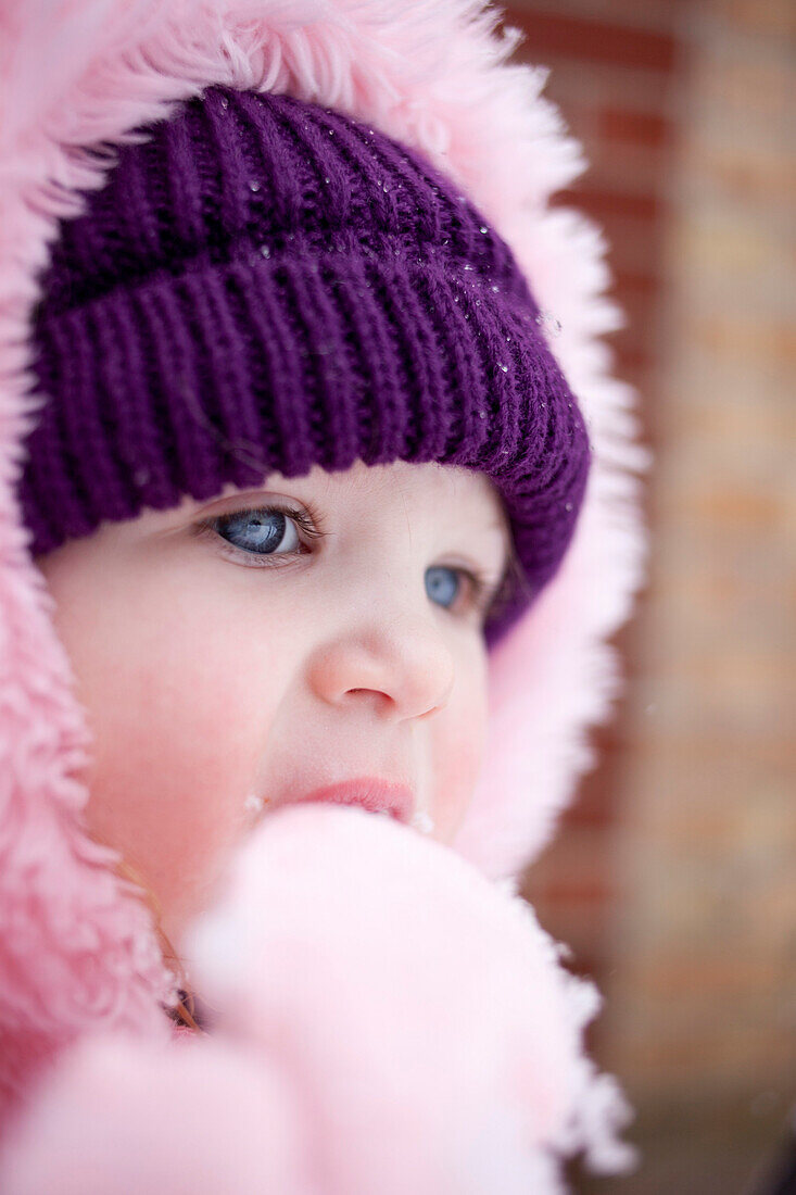 Playing in the snow