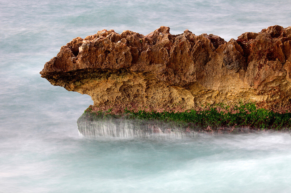 Dawn in the Caribbean sea    Tropical beach View of the crystalline Caribbean sea     Santo Domingo