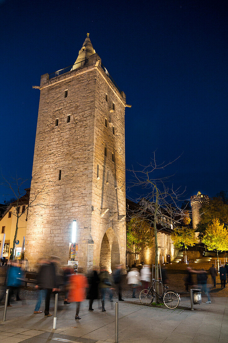 Johannistor city gate, Jena, Thuringia, Germany, Europe