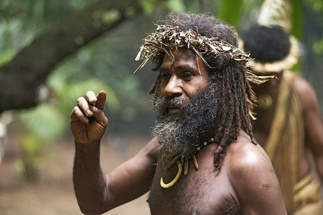 Traditional life at the Iarofa Cultural Village on the island of Efate