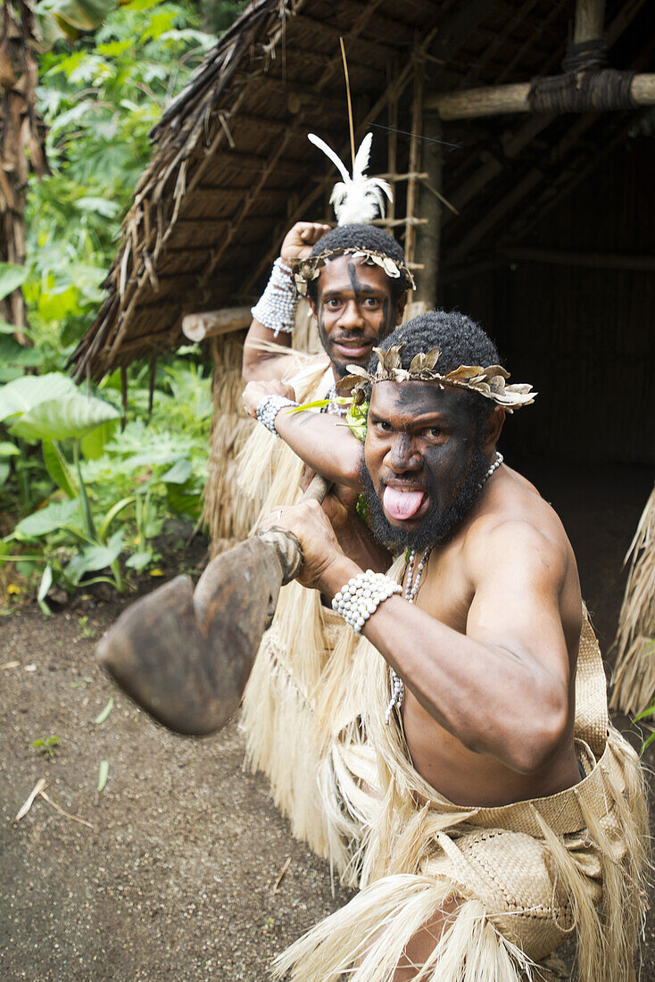 Traditional life at the Tafutuna Cultural Village on the island of Tanna