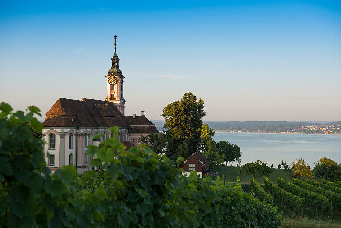 Wallfahrtskirche und Kloster Birnau, Uhldingen, Bodensee, Baden-Württemberg, Deutschland