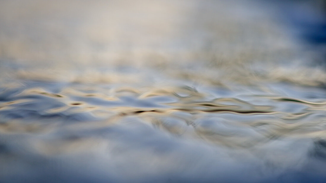 Rippled water surface