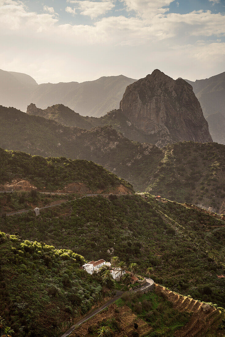 valley of Vallehermoso, La Gomera, Canary Islands, Spain