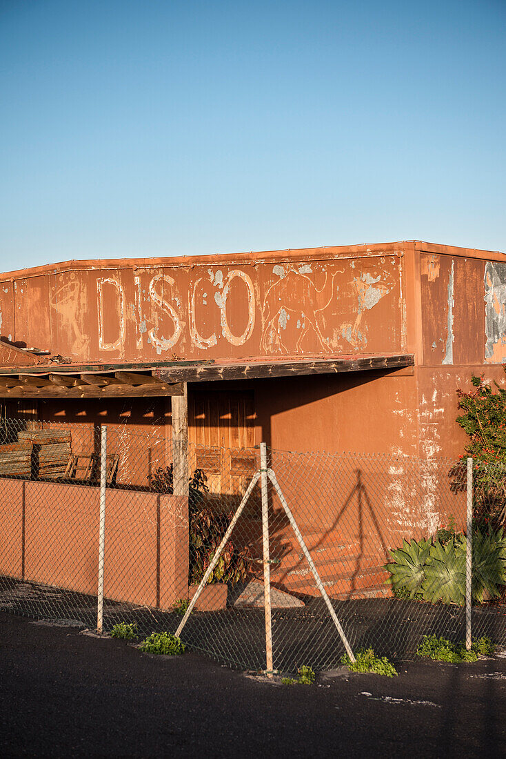 run down Disco around San Sebastian de La Gomera, Canary Islands, Spain