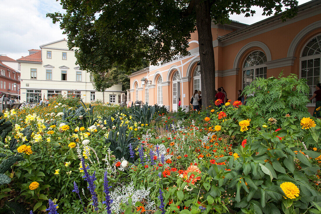 Theaterplatz, Bauhaus-Museum, Weimar, Thüringen, Deutschland