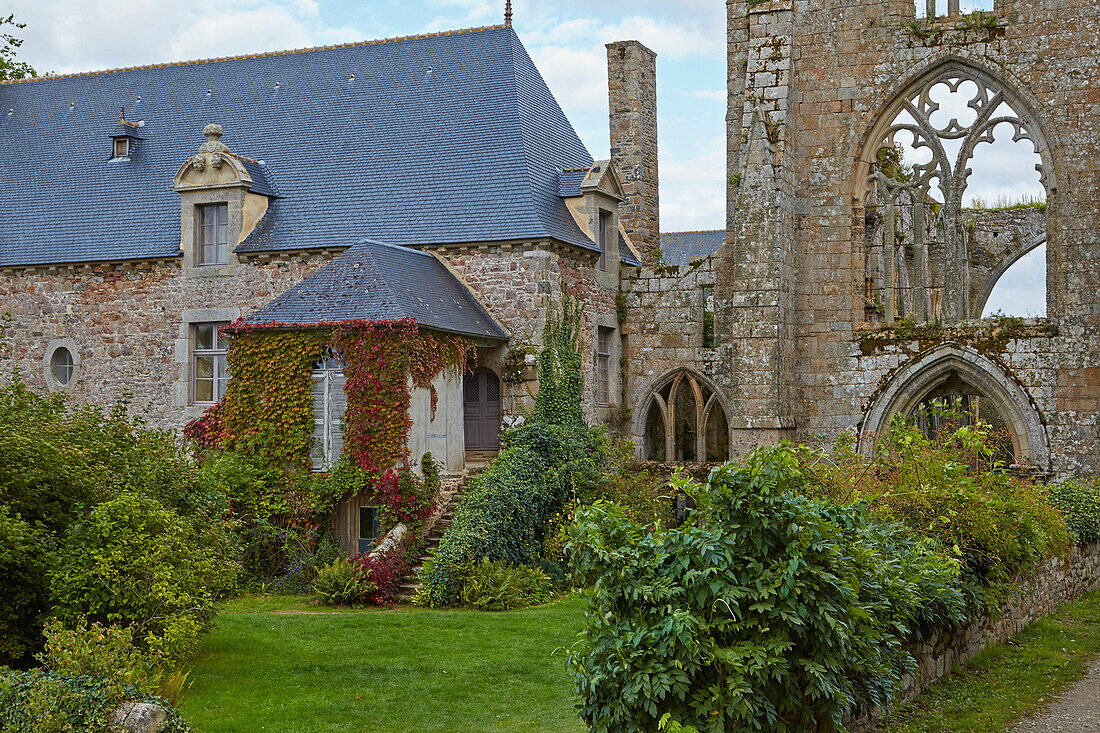 Abbaye de Beauport bei Paimpol, Dept. Côtes-d'Armor, Bretagne, Frankreich, Europa