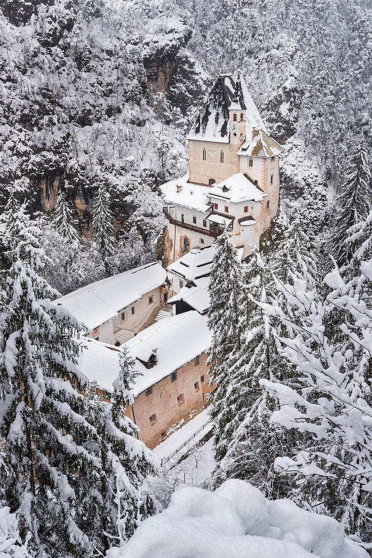 The sanctuary of San Romerio is located in the municipality of Sanzeno, in Val di Non province of Trento, in the Trentino Alto Adige region in Italy