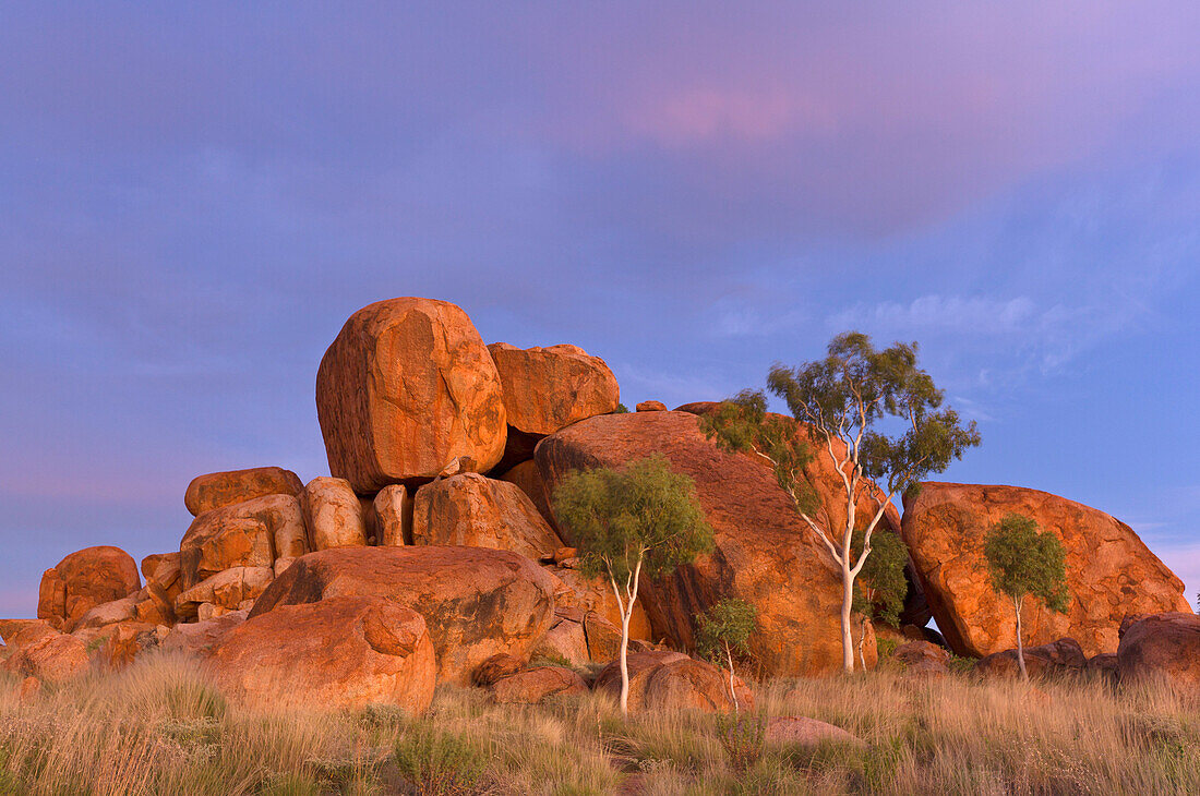 Granite boulders, Devils Marbles Conservation Reserve, Northern Territory, Australia