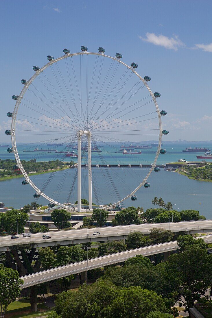 Marina Bay, Singapore Flyer, Singapore, Southeast Asia