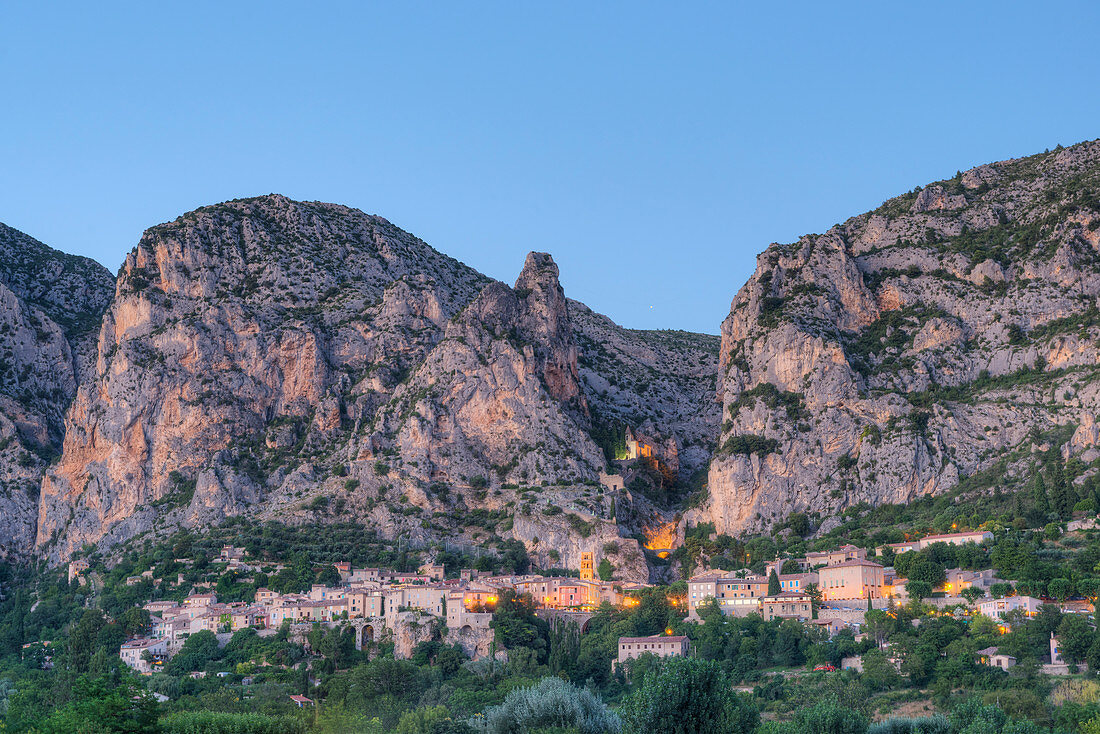 Moustiers-Sainte-Marie, Provence-Alpes-Côte d'Azur, Frankreich