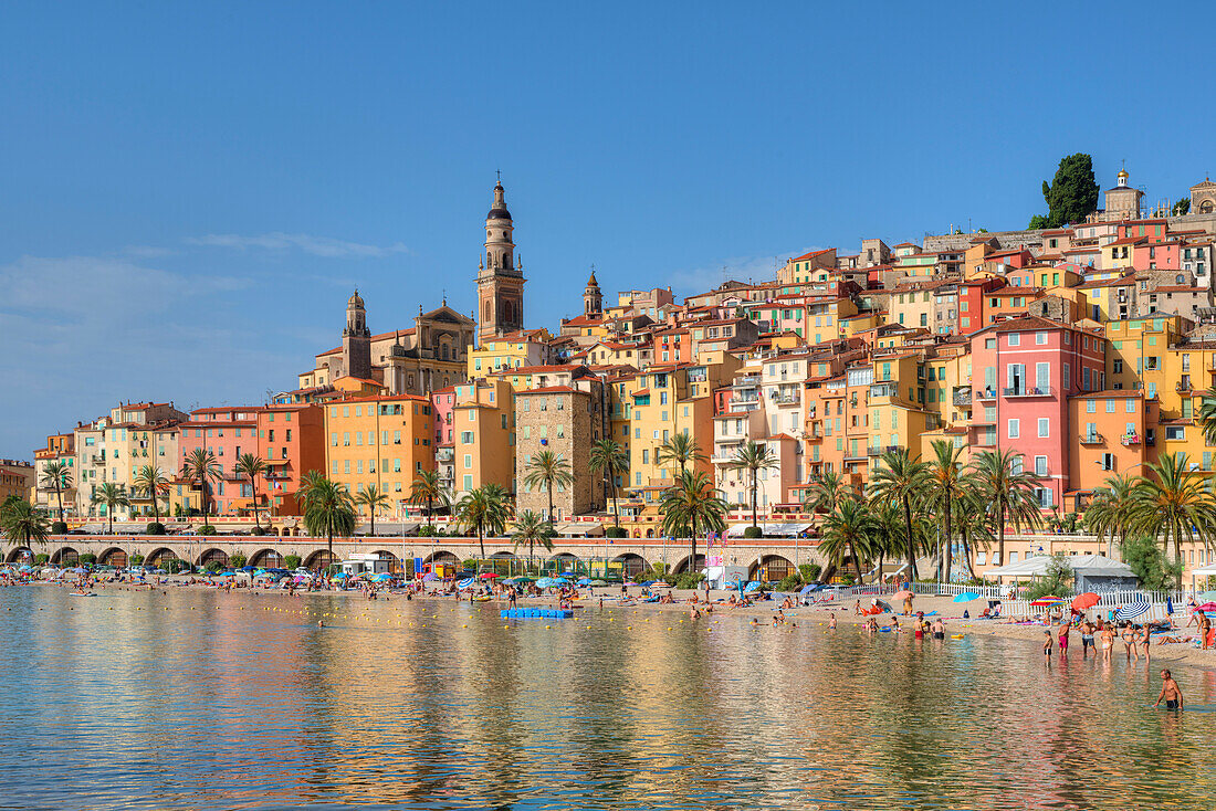 Basilika St. Michel, Menton, Alpes-Maritimes, Provence-Alpes-Côte d'Azur, Frankreich