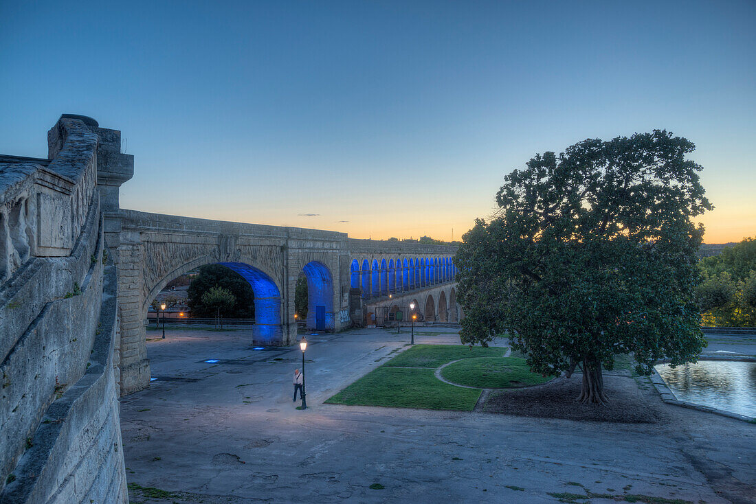 Aqueduc de Saint-Clement, Montpellier, Herault, Languedoc-Roussillon, Frankreich