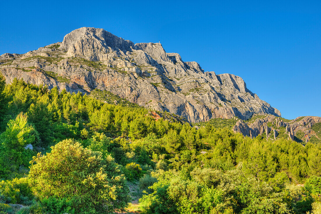 St. Victoire mountains, Aix-en Provence, Bouches-du-Rhone, Provence-Alpes-Cote d'Azur, France