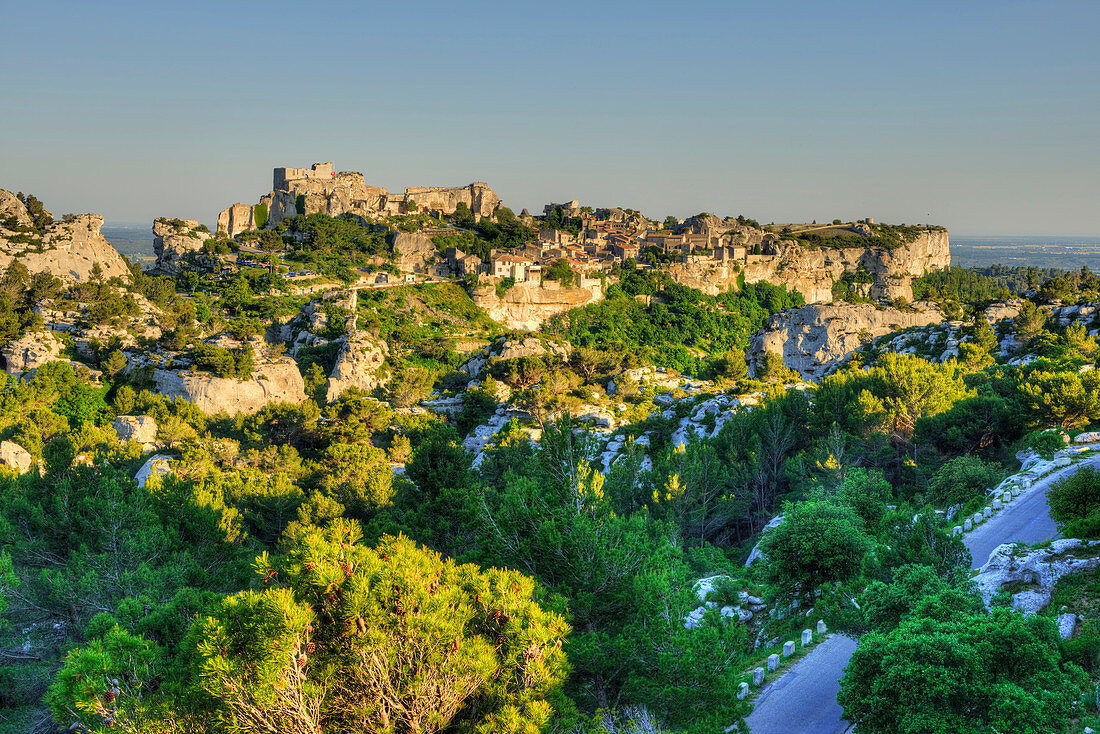 Les Baux-de-Provence, Alpilles,  Bouches-du-Rhone, Provence-Alpes-Cote d'Azur, France