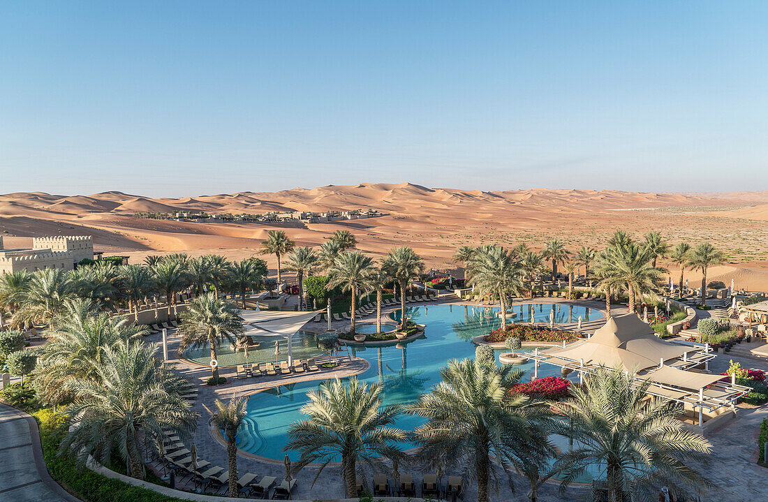 Qasr Al Sarab Desert Resort, a luxury resort by Anantara in the Empty Quarter Desert, Abu Dhabi, United Arab Emirates, Middle East