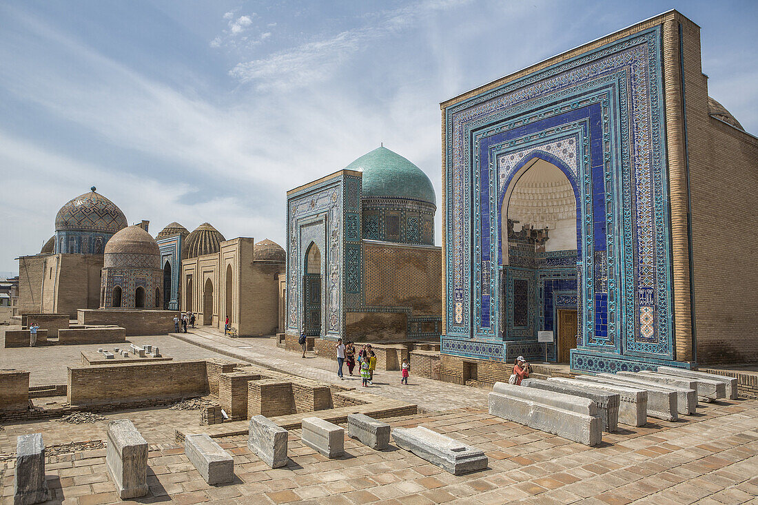 Uzbekistan , Samarkand City ,Shahi Zinda Necropolis.