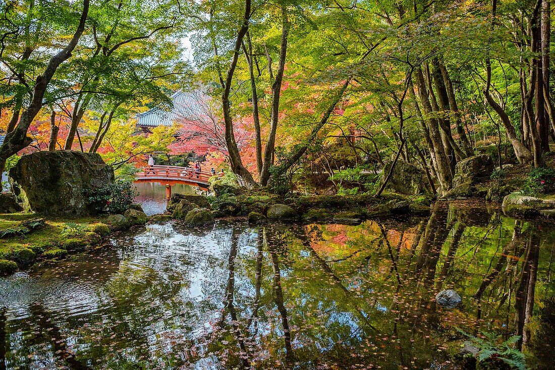 Japan , Kansai, Kyoto City , Daigo-ji Temple , The Garden.