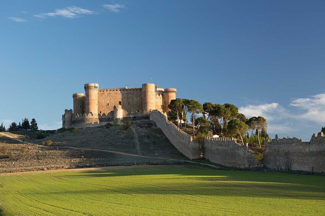 Spain , Cuenca Province, Belmonte Castle.