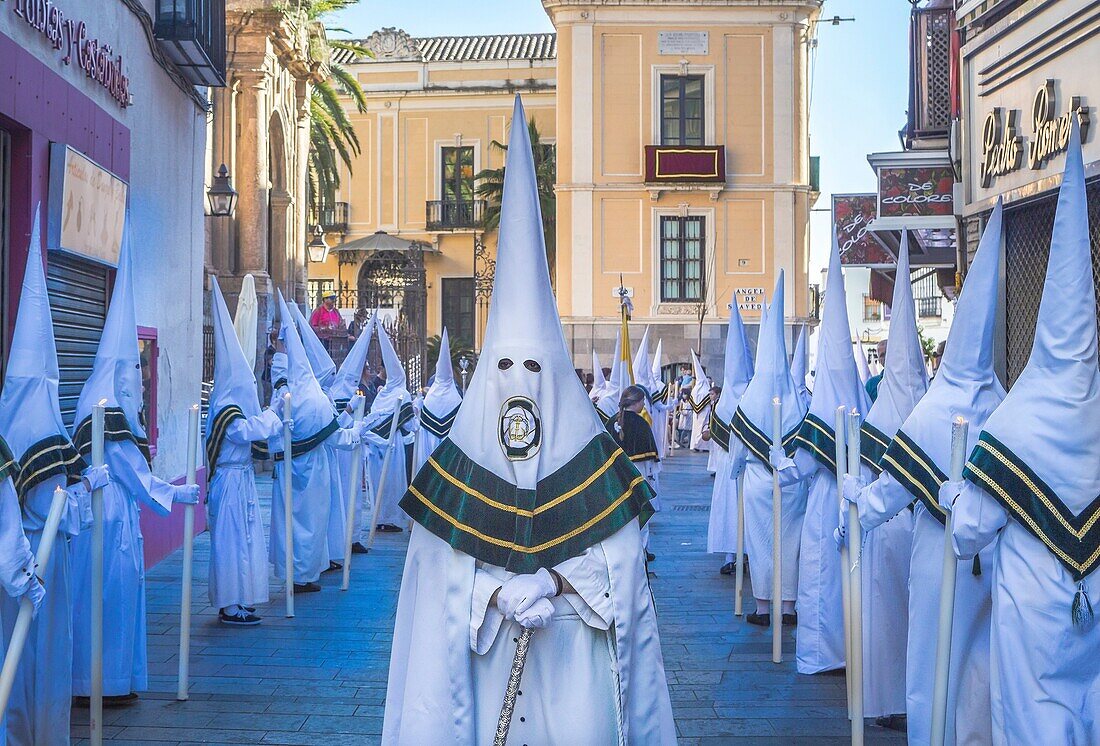 Spain , Andalucia Region, Cordoba City, Holy week parade.
