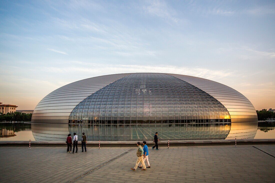 China, Beijin City, National Center for the Performing Arts, National Grand Theater.