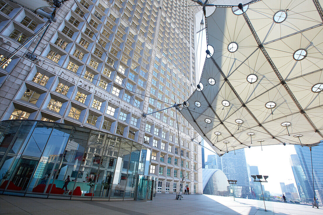 La Grande Arche. La Defense. Paris. Frankreich. Europa.