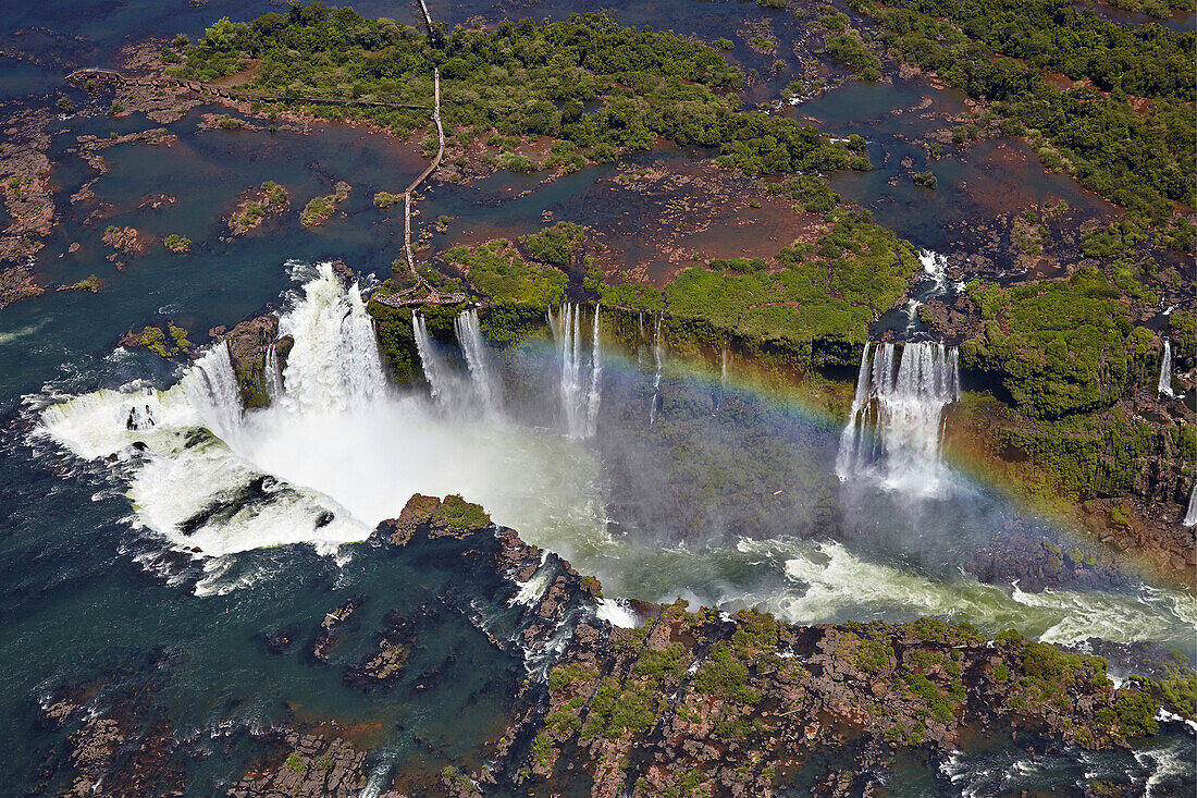 Iguazú-Wasserfälle. Iguazú-Nationalpark. Argentinien/Brasilien