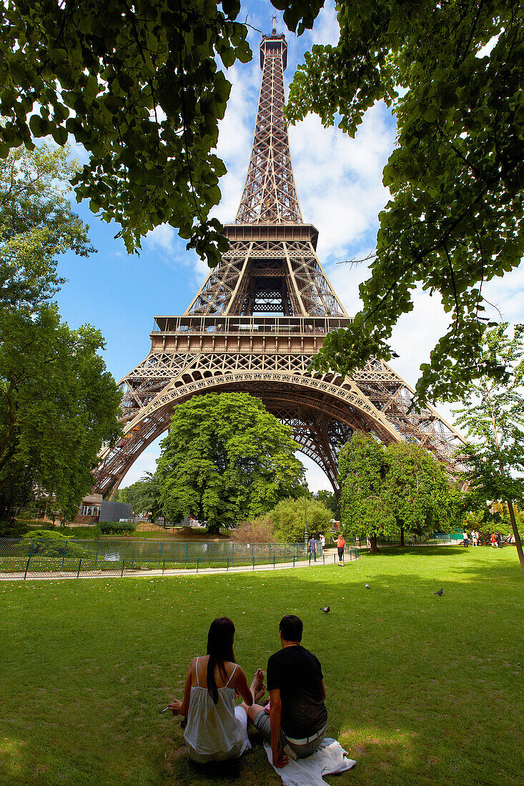 Eiffelturm. Paris. Frankreich.