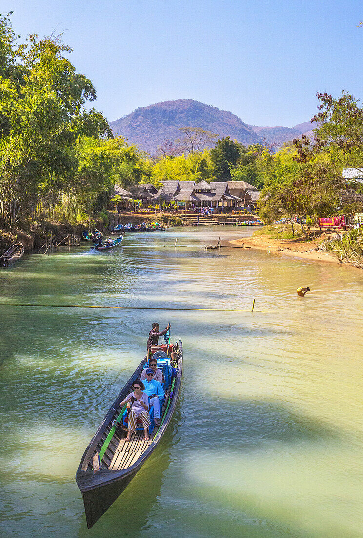 Myanmar ,Inle Lake , Indein City.