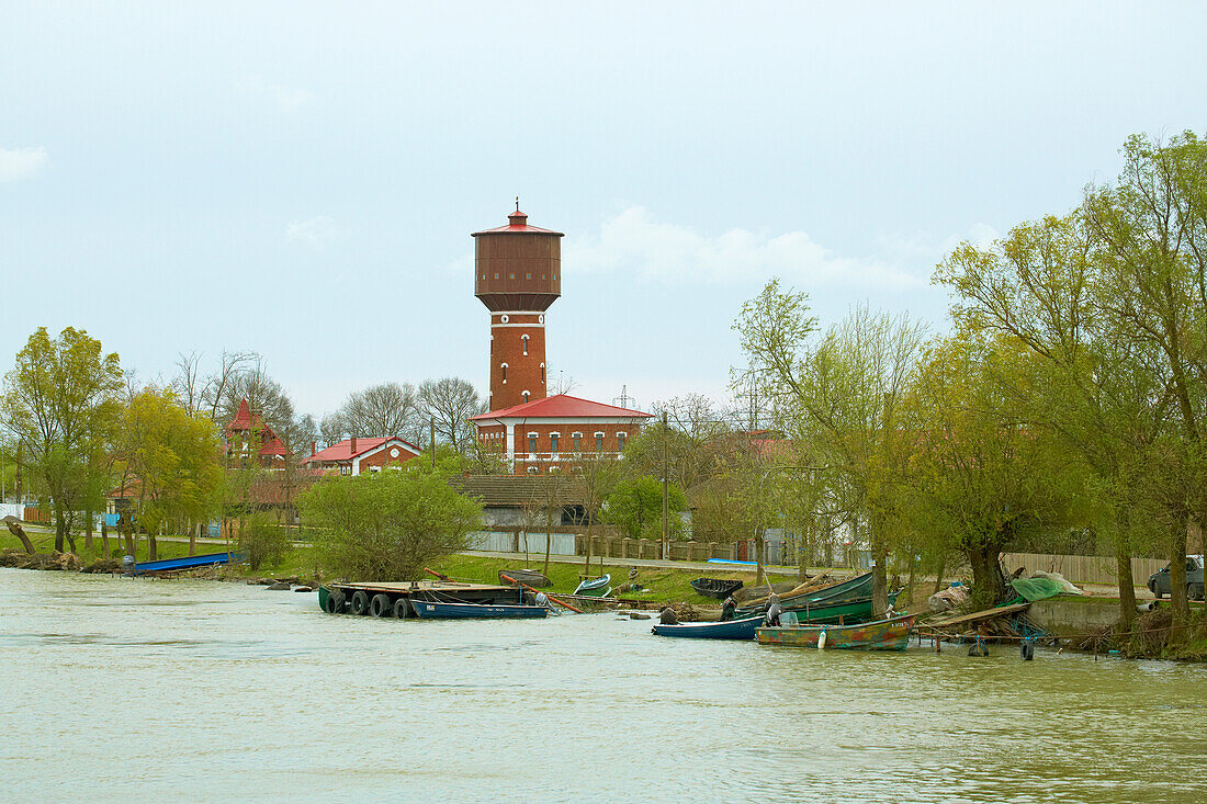Danube Delta , Sulina , Mouth of the Sulina branch of the Danube , Black Sea , Romania , Europe