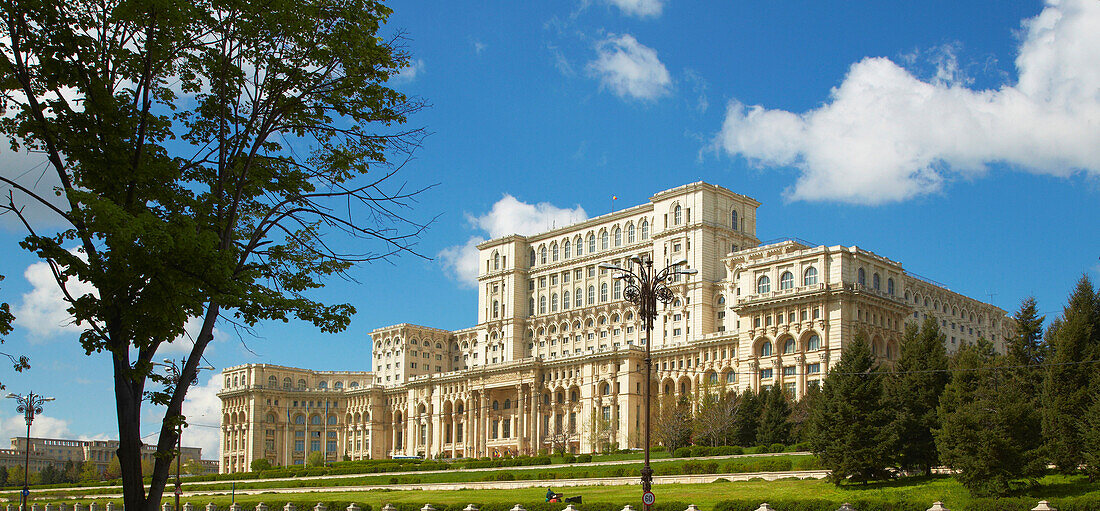 Parlamentspalast in Bukarest , Palast des Volkes , Rumänien , Donau , Europa