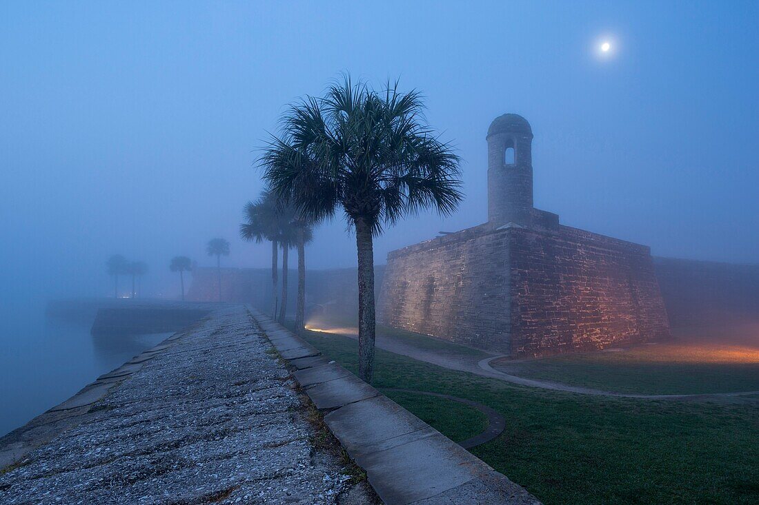 Castillo De San Marcos National Monument Saint Augustine Florida. Usa.