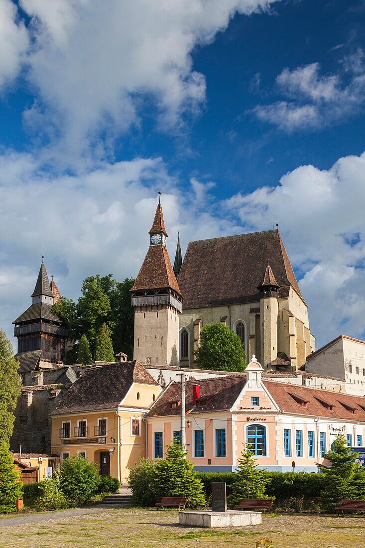 Romania, Transylvania, Biertan, 15th century fortified Saxon Church.