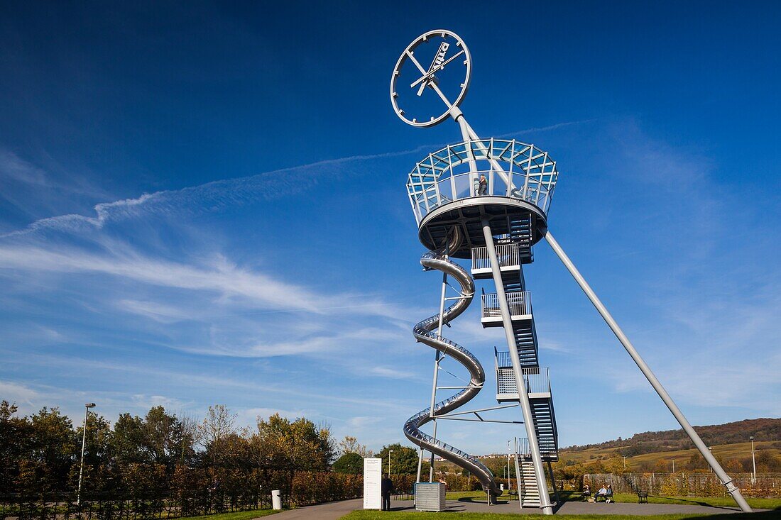 Germany, Baden-Wurttemburg, Weil am Rhein, Vitra Architectural Design Campus, Vitra Slide Tower, Carsten Holler, 2014.