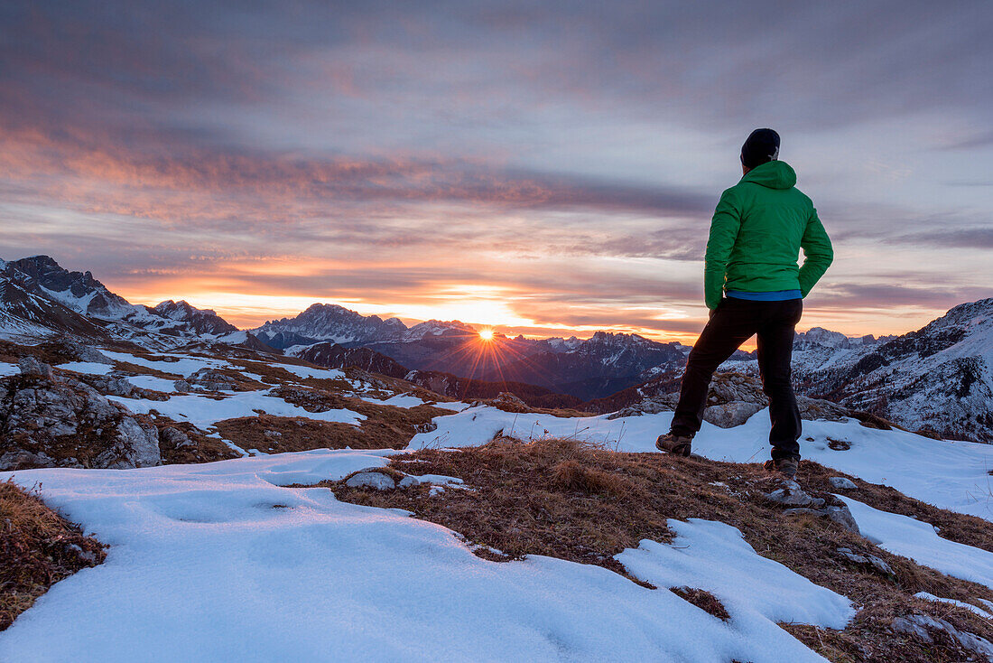 sunrise in San Pellegrino