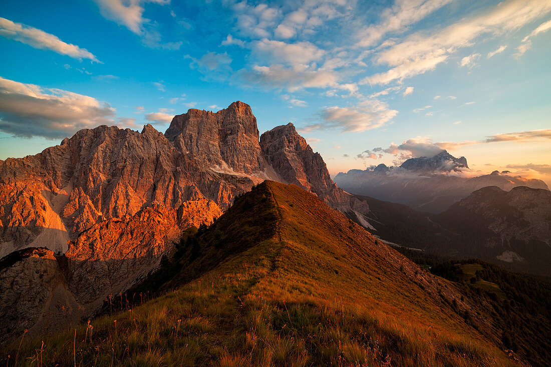 Pelmo Mount, Dolomites, Borca di Cadore, Belluno, Veneto, Italy.