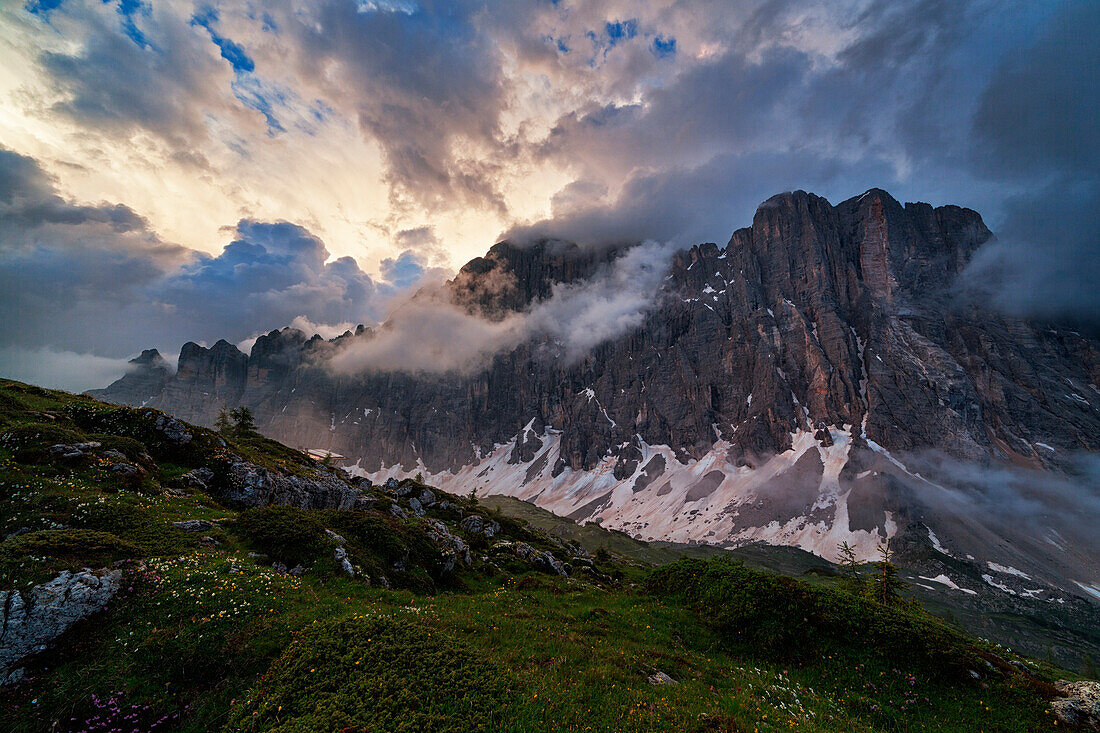 Civetta Mount, Eastern Dolomites, Alleghe, Belluno, Veneto, Italy.