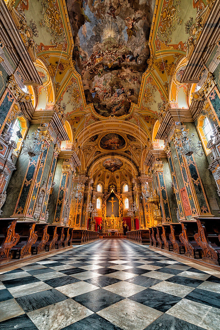 Bressanone cathedral, Brixen, South Tyrol, Italy.