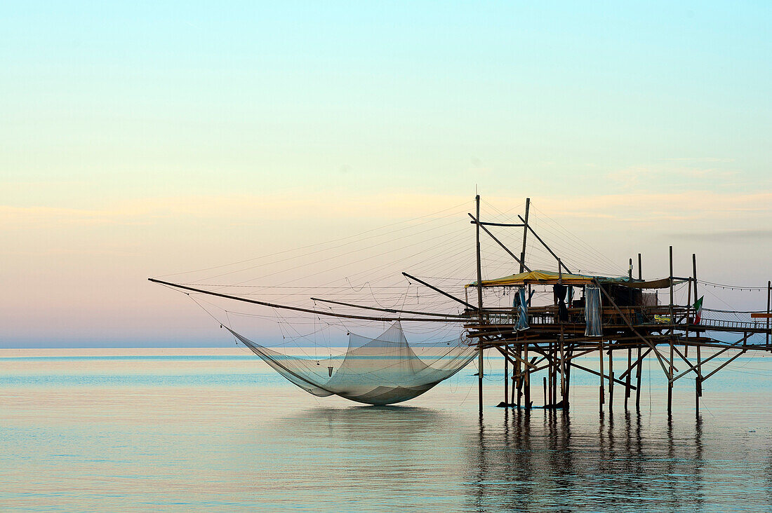 Trabocco near St. Vito on the Adriatic Coast