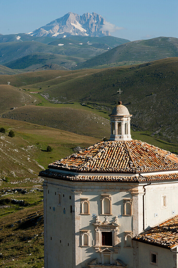 The Transhumance church Santa Maria della Pieta in the Gran Sasso NP