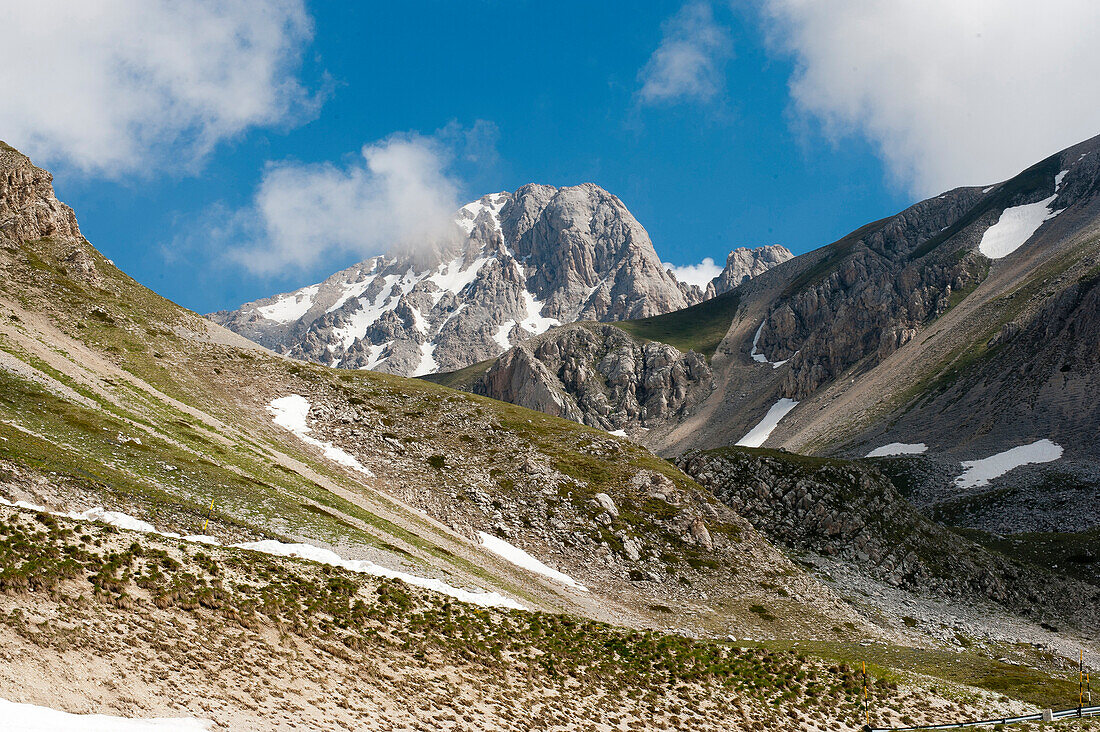 The Corno Grande is the highest mountain in the Gran Sasso National Park